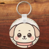 Moe Kawaii Hondengezicht Sleutelhanger (Voorkant)