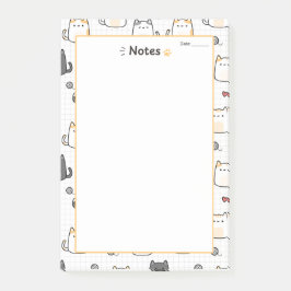 Moe Kawaii Kat Notitieblok Post-it® Notes