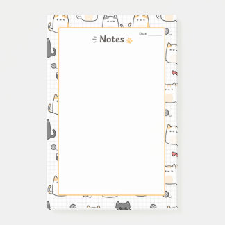 Moe Kawaii Kat Notitieblok Post-it® Notes