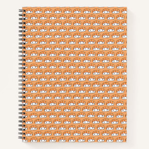 Moe Kawaii Nigiri Sushi Naadloos Patroon Notitieboek