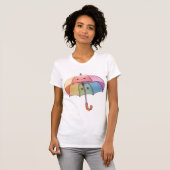 Moe Kawaii Paraplu Dames T-Shirt (Voorkant volledig)