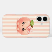 Moe kawaii perzik telefoonhoesje Case-Mate iPhone case (Achterkant (horizontaal))