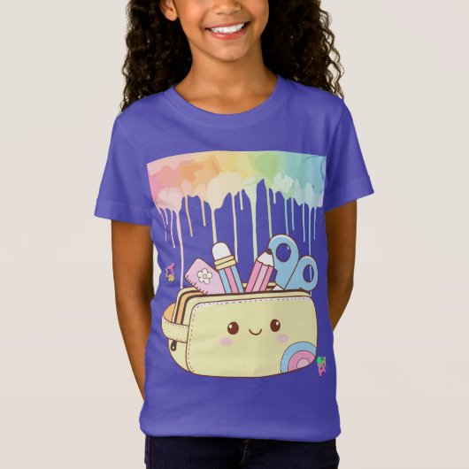 Moe Kawaii Potloodetui T-shirt (Voorkant)