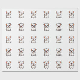 Moe kawaii puppy vinyl sticker - Schattige cartoon Cadeaupapier