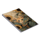 Moe Kitten in Bloemen Notitieboek (Rechterzijde)
