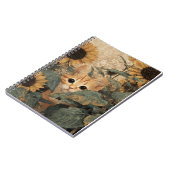 Moe Kitten in Bloemen Notitieboek (Linkerzijde)