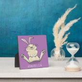 Moe konijn cartoon illustratie fotoplaat (Insitu)