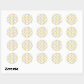 Moe Kuiken Waterverf Pasen Ronde Sticker (Vel)