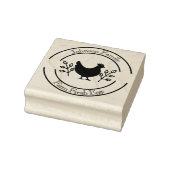 Moe Kuikenboerderij Verse Eieren Doos Naam Toevoeg Rubberstempel (Stempel)