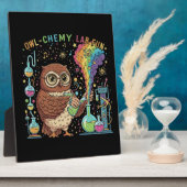 Moe Lab Chemische Pret | Nerdy Wetenschapper Schei Fotoplaat (Zijkant)