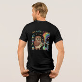 Moe Lab Chemische Pret | Nerdy Wetenschapper Schei Tri-Blend Shirt (Achterkant volledig)