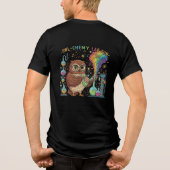 Moe Lab Chemische Pret | Nerdy Wetenschapper Schei Tri-Blend Shirt (Achterkant)