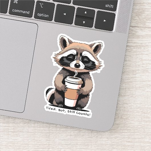 Moe Maar Het Telt Nog Steeds – Zachte Herinnering Sticker (Detail)