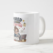 Moe Maar Nog Steeds Studerende Grappige Studenten  Grote Koffiekop (Voorkant rechts)