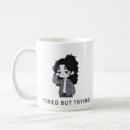 Moe maar pogend Herkenbare Chibi Meisje Koffiemok