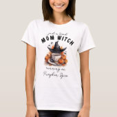 Moe mama heks Pet en pompoen kruid koffie T-shirt (Voorkant)