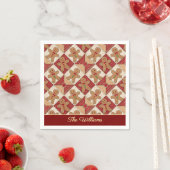 Moe Mannetje Van Peperkoek Patchwork Patroon Stijl Servet (Insitu)