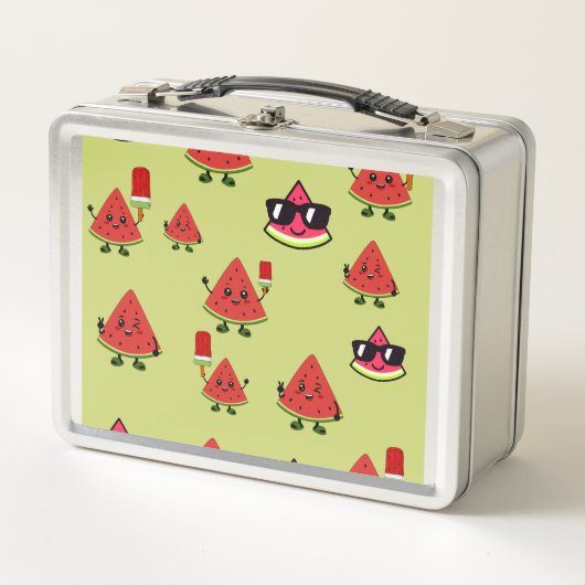 Moe Mergenteeltje Kinderen Metalen Lunchbox (Voorkant)