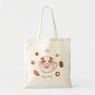Moe Mochi Mokkelappen Cafe Gevarieerd Brood en Kof Tote Bag