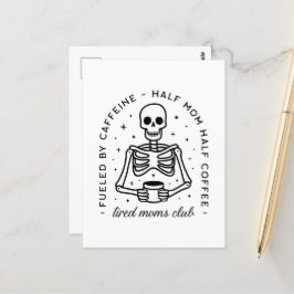 Moe moeders club grappige koffie liefhebber quotes briefkaart