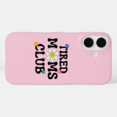 Moe Moms Club Retro Daisy Pink Case-Mate iPhone Case (Achterkant (horizontaal))