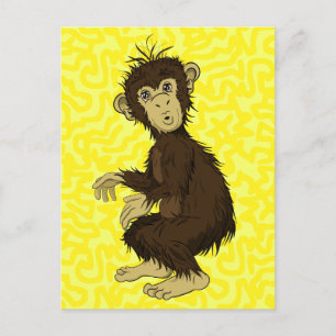 Moe Monkey Briefkaart