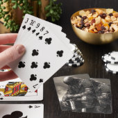 Moe na het gevecht pokerkaarten (Insitu)