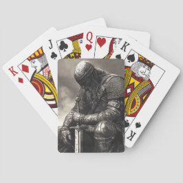 Moe na het gevecht pokerkaarten