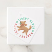 Moe? Nooit. halen? Voor altijd. Goldendoodle Bedankjes Labels (In situ)