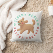 Moe? Nooit. halen? Voor altijd. Goldendoodle Kussen (Deken)