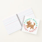 Moe? Nooit. halen? Voor altijd. Goldendoodle Notitieboek (Binnen)