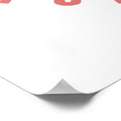 Moe? Nooit. halen? Voor altijd. Goldendoodle Poster (Hoek)