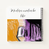 Moe notebook met capibara notitieboek (Achterkant)
