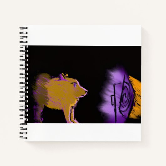 Moe notebook met capibara notitieboek (Voorkant)