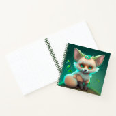 Moe notebook met geanimeerde babyvos notitieboek (Binnen)