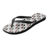 Moe ontwerp met oppervlaktestructuur van pinguïns  teenslippers (Schuin)