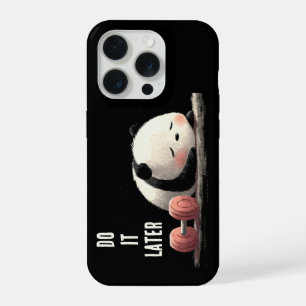 Moe Panda Gym – Grappige Pret Workout Kunst iPhone 15 Pro Case