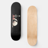 Moe Panda Gym – Grappige Pret Workout Kunst Persoonlijk Skateboard (Voorkant)