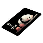 Moe Panda Gym – Mooie Grappige Workout Kunst Magneet (Linkerzijde)