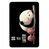 Moe Panda Gym – Mooie Grappige Workout Kunst Magneet (Verticaal)