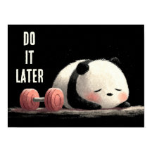 Moe Panda Gym – Mooie Grappige Workout Kunst