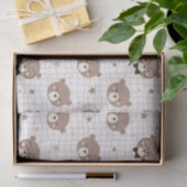 Moe papier met beerpatroon (Geschenk)