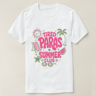 Moe Para Zomerclub Retro Paraprofessioneel  T-shirt