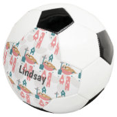 Moe Patroon Monogram Naam Voetbal (Drie kwart)