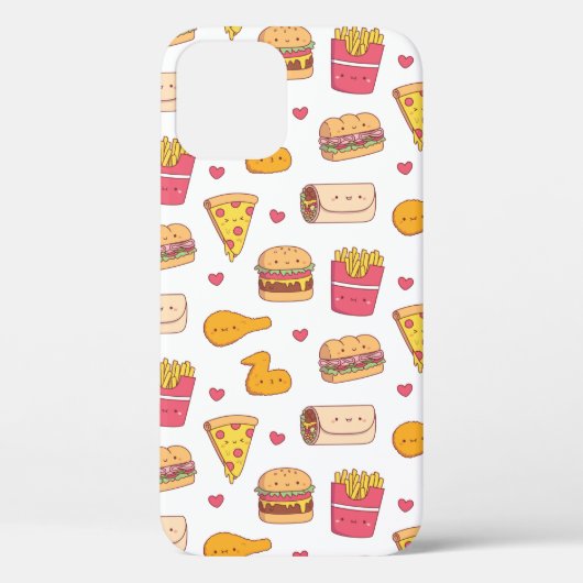Moe patroon van burrito pizza sandwich hamburger f Case-Mate iPhone case (Achterkant)