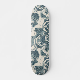 Moe patshond naadloos patroon persoonlijk skateboard