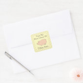 Moe Persoonlijk Ex Libris Vierkante Sticker (Envelop)