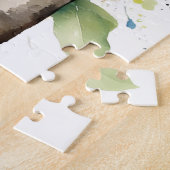 Moe puzzel van een luiaard (Zijkant)