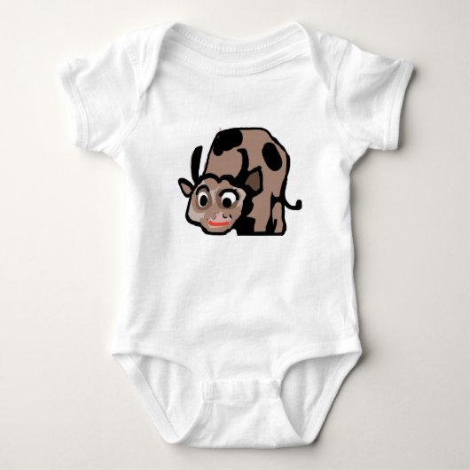 Moe romcom koe baby body romper (Voorkant)