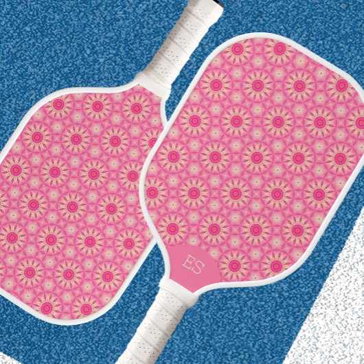 Moe Roze Geborduurd Pickleball Paddle 
